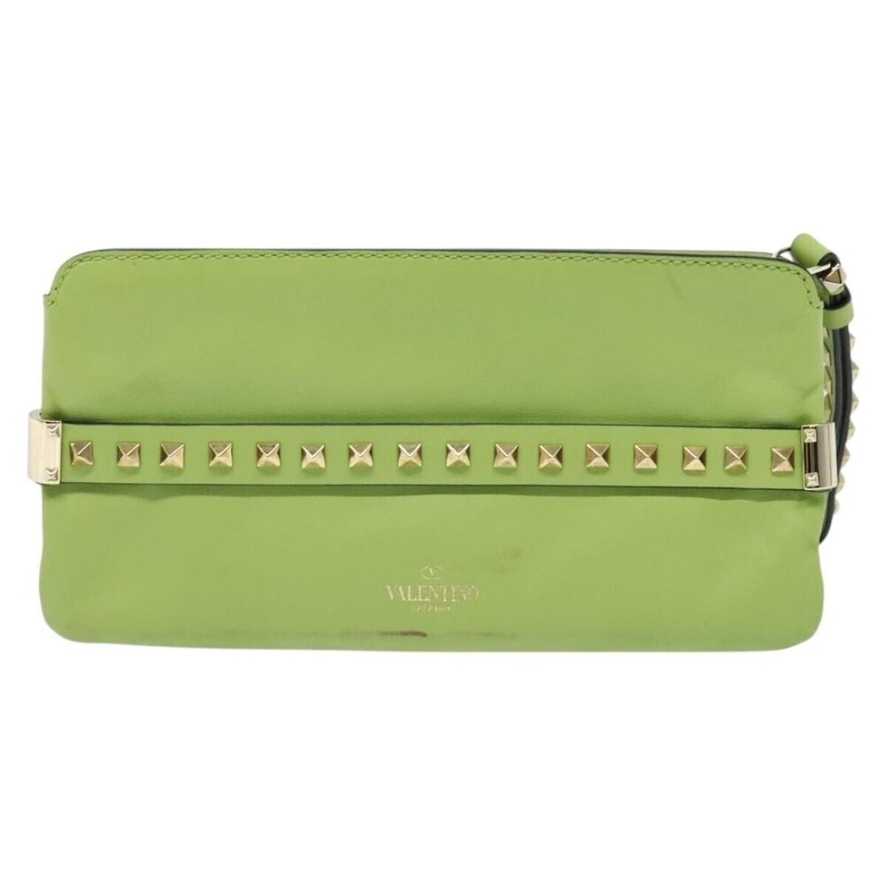 Valentino Garavani Rockstud Wristlet Leather Small